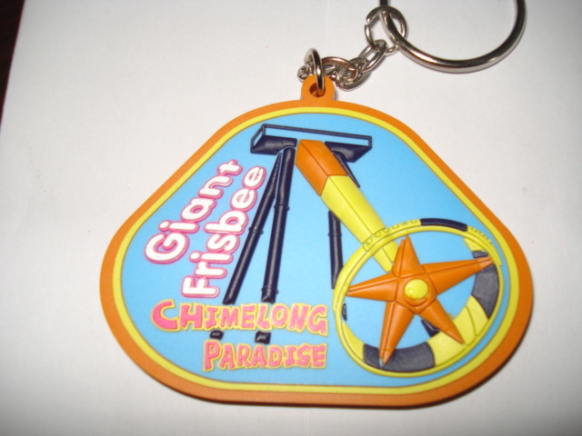 Colorful Embossed Custom PVC Keychains For Company Advertisement
