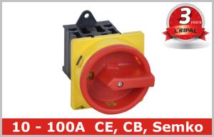 Quality Semko Communication 5 Pole Rotary Isolator Switch DIN Rail , CE Rohs wholesale