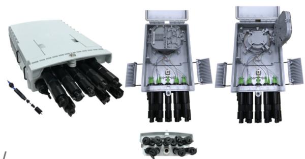 Optical Fiber Distribution Box 274X175X82mm,wall-mounted(POLE-MOUNTED),IP65