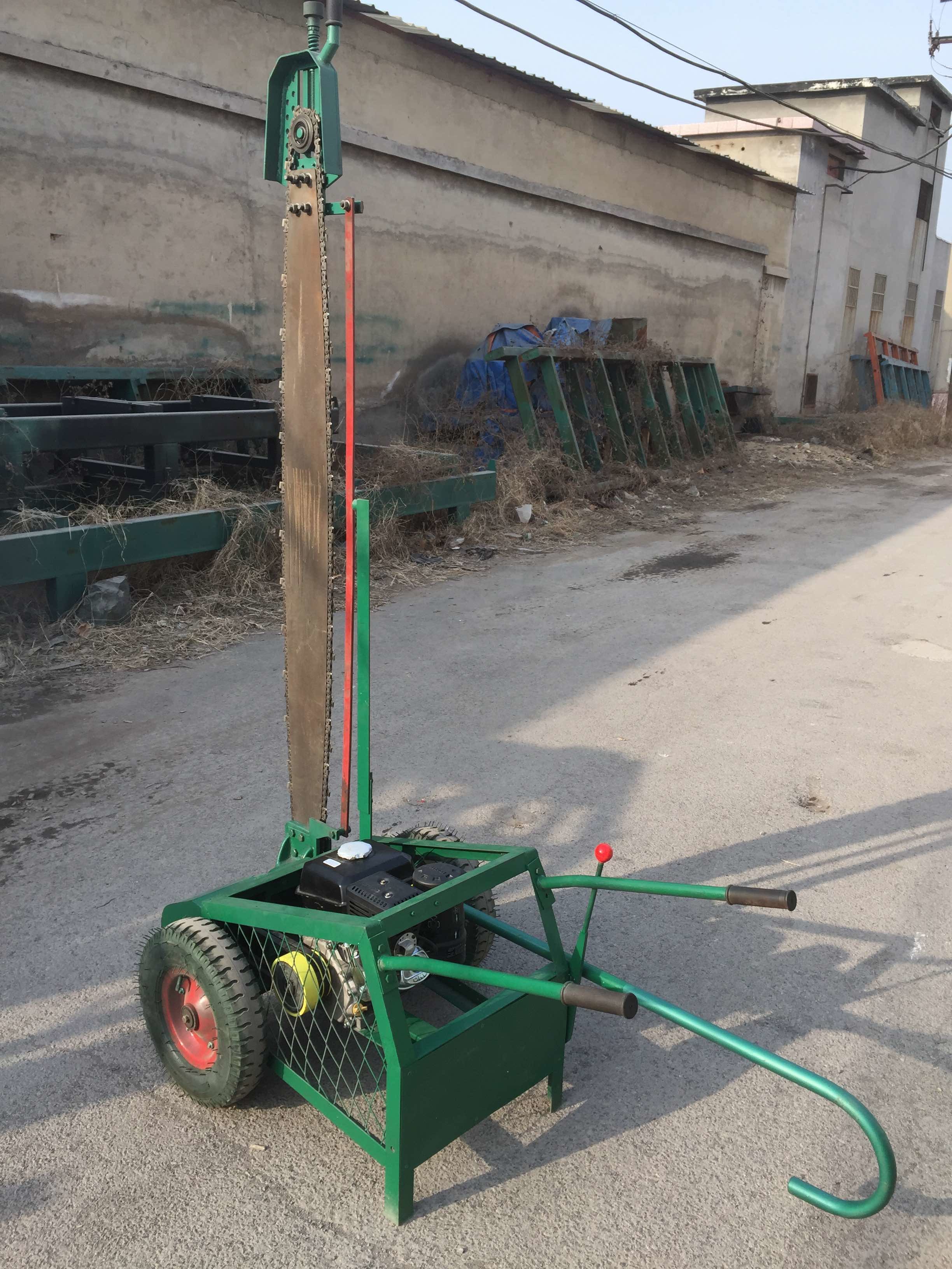 Petrol Wood Slasher Portable Chainsaw Mill Woodworking Cutting Off Logs