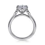Classic Style Lab Grown Diamond Wedding Band VVS Clarity HPHT Oval Cut Ring