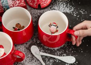 Quality 10oz Christmas Deer Mug wholesale