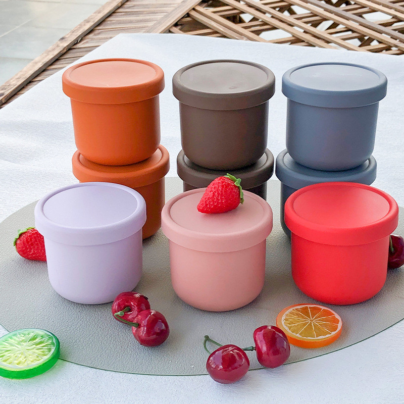 Silicone Bento Box For Kids Toddlers Silicone Food Grade Lunchbox LeakProof