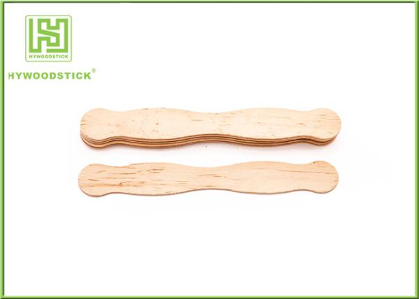 Medical Grade Mini Wooden Waxing Spatulas For Cosmetics Beauty Parlor CE
