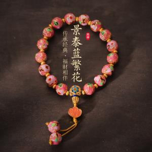 Quality Wholesale Ceramic Jewelry New Fashion Flower Glaze Beads Bracelet Multicolor Casual Ethnic Bohemia Student Children wholesale