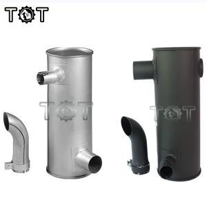 Quality Aluminum Universal Muffler Silencer HD820 HD820-3 HD820-5 KATO Excavator Muffler wholesale
