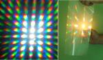 Customized more durable laser 3d fireworks glasses and lenses with flip style