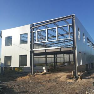 Quality Light Weight Prefabricated Steel Office Building Painted Surface Treatment wholesale