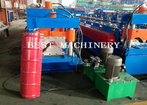 Quality Best Glazed Roof Ridge Cap Roll Forming Machine 3KW 12m/min Production wholesale