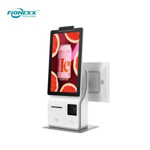 Quality 15.6inch Double Touch Screen Self Service POS Kiosks wholesale