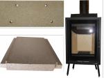 Lightweight Fireplace Insulation Board Durable Nontoxic 700 Kgs/M3