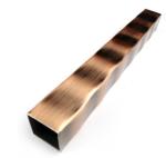 Rose Gold Ss Pipes 201 Mirror 316 304 Stainless Steel Rectangular Tube ASTM A554