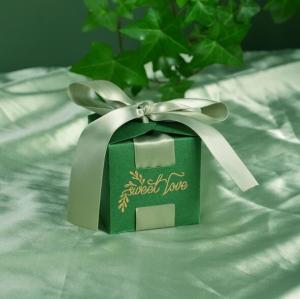 Quality Wedding Desktop Cardboard Gift Packaging Boxes For Chocolate 6x6x6cm wholesale