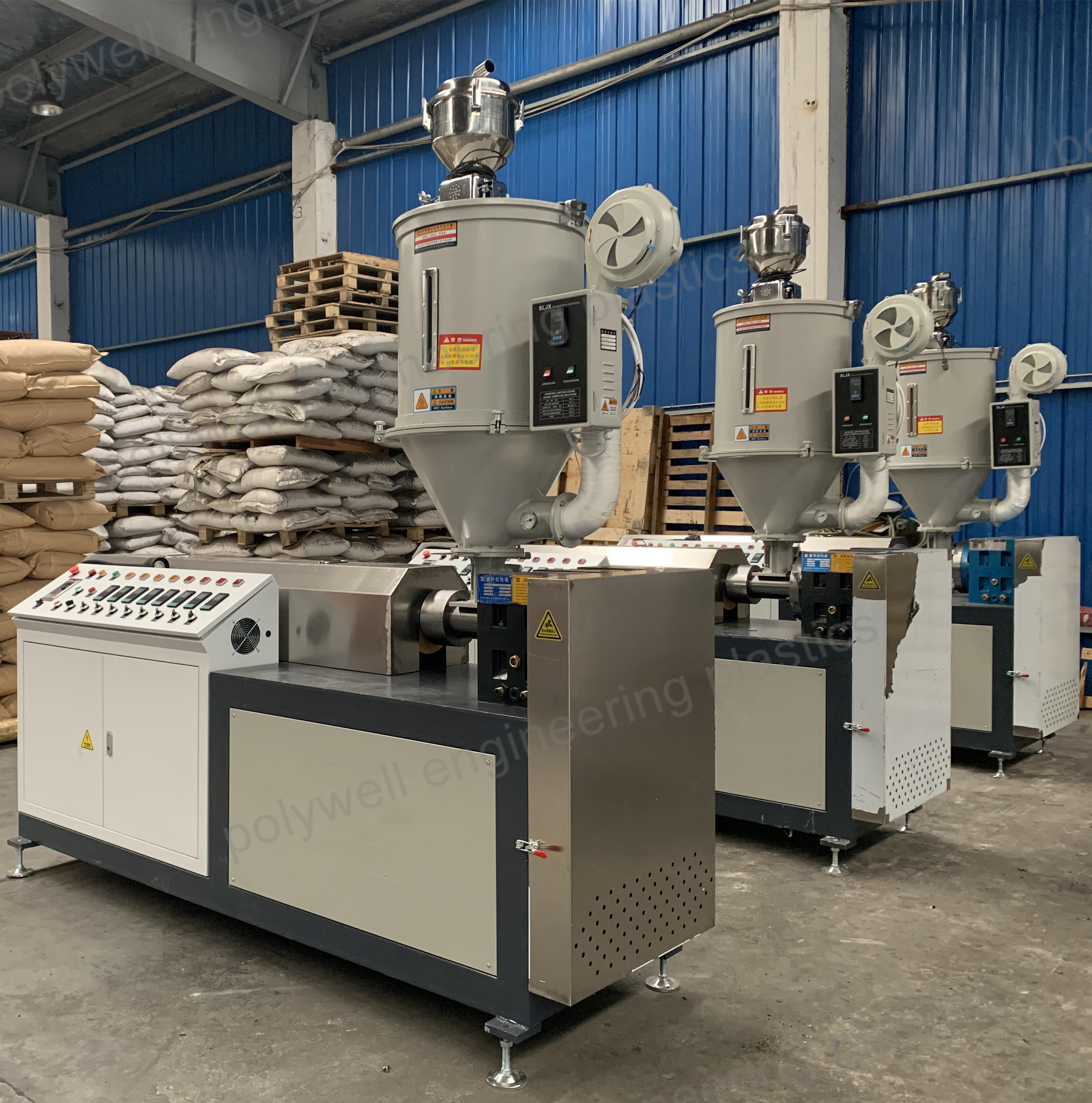 Automatic Single Screw Extruder PA Polymer Extrusion Machine Used To Produce Polyamide Strips