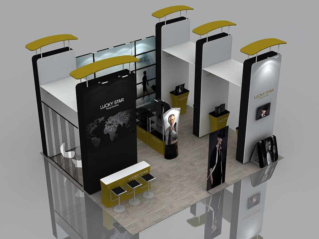 6X6 M Trade Show Exhibits Displays Eco Friendly Grafics Wrinkle Free Easy Assemble