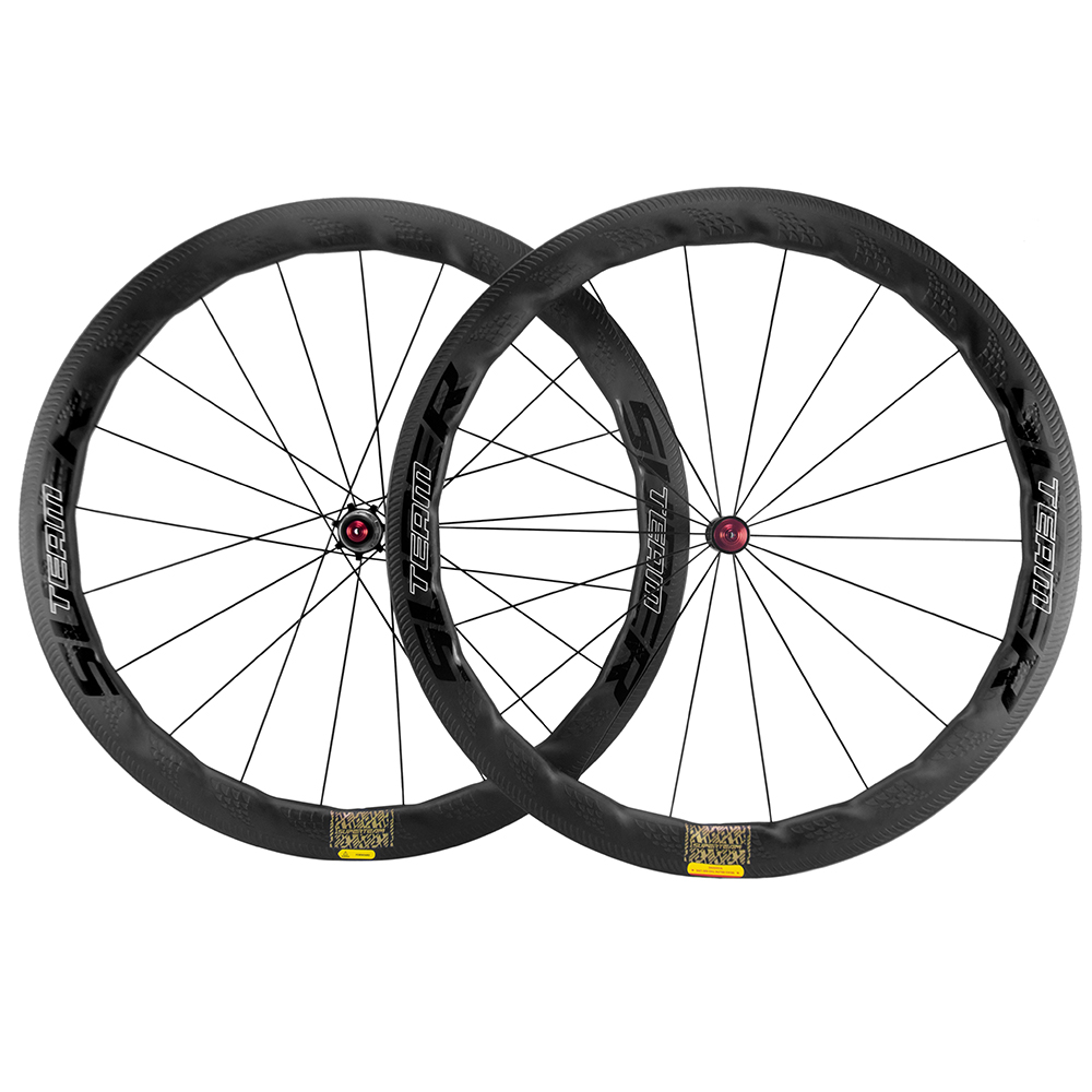 Road Bicycles 700c Carbon Fiber Wheel Set 50mm Clincher Carbon Wheels Bicycle Wheelset