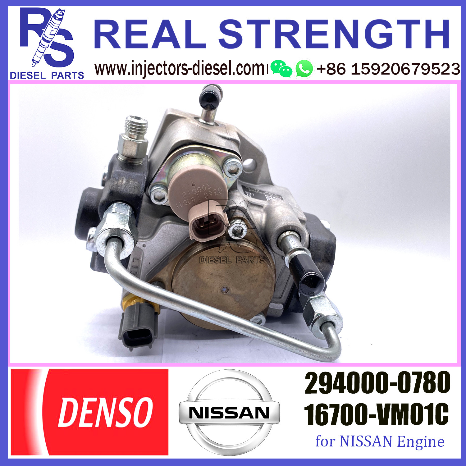 Denso Common Rail Pump 294000-0780 16700-VM01C for Nissan YD25 enging 294000-0780 16700-VM01C
