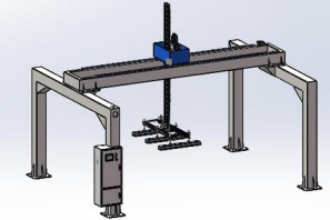 3.7kW Woodworking Gantry Loading And Unloading Machine For Solid Wood MDF
