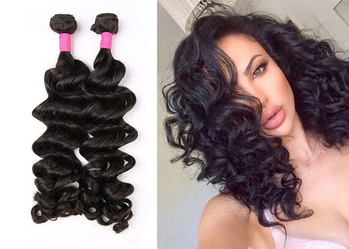 Brazilian Big Wavy Natural Color 6A Grade Virgin Human Hair Extensions