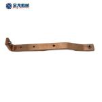 Electric Power Industry Red Copper Bending Busbar for PVC Cover and Sturdy