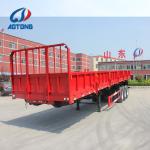 13 Tons Axles Side Dumping Cargo Trailer Truck for Rebar Transportation