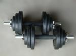 10kg 15kg 20kg 25kg 30kg black cast iron rubber coated cheap dumbbells for sales