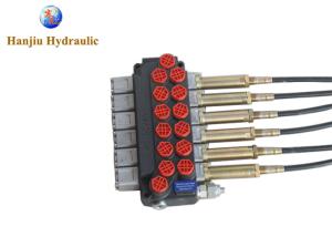 Quality Round Bale Wrappers Hydraulic Directional Valve Sectional Valve With Flexible Cables wholesale
