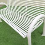 White Street Furnitures L1500xW620xH900mm Outside Metal Bench