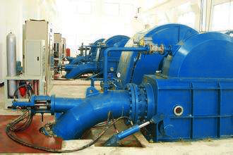 Impulse Turgo Turbine Generator Hydro Power Plant Turbine 15m-400m Water Head