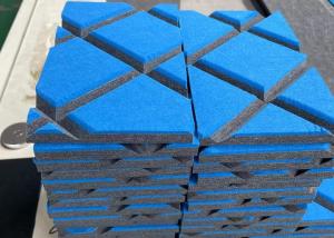 Quality 100% Polyester Fiber Upholstery Fabric Wrapped 3D Acoustic Wall Panels GB8624B1 wholesale