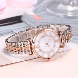 Quality New 2019 Japan Quartz Analog Timepieces Stainless Steel Luxury Women Ladies Fashion Watch OEM Watch wholesale