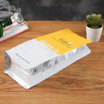 Food Grade Zipper 60mic Flat Bottom Stand Up Pouch Morinaga Powder Tea Bags Pack