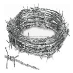 50kg Barbed Wire Roll Two Wire Twist 1.5-3cm Barb Length for Customer Requiremen