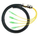 Pre Terminated 4 Core Waterproof FOC Fiber Optic Cable Pigtail