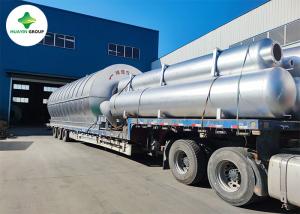 Quality Huayin Waste Tyre Plastic Recycling Pyrolysis Plant To Fuel Oil wholesale