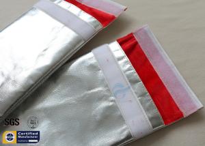 Quality Fireproof Bag Document 1022℉ Fire Resistant Pouch Fiberglass Silver Smooth wholesale