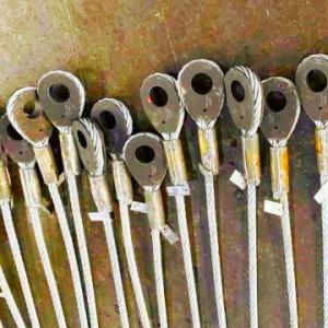 Quality Ductile Iron 28mm Solid Thimble Wire Rope Sling Assembly wholesale