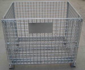 Quality Q235 Material IBC Metal Cage Warehouse Storage Cages 6.0mm Wire Diameter For Transport wholesale