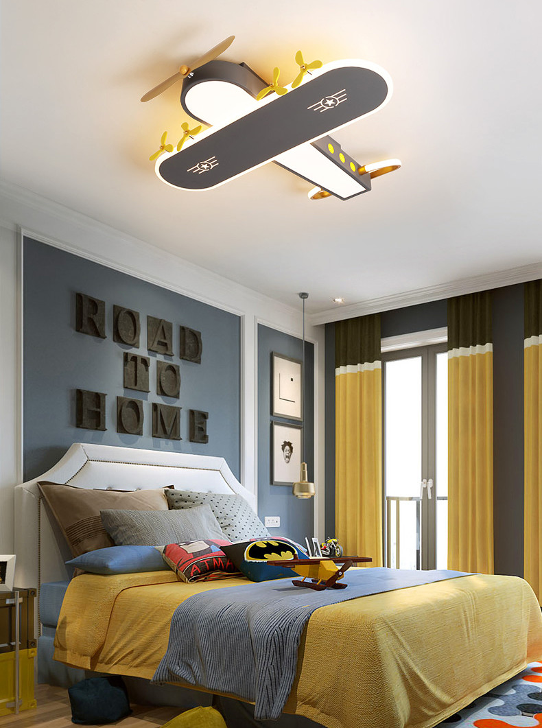 kids bedroom decor smart led lamp lights for room dimmable flush mount ceiling light（WH-MA-158)