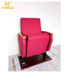 Upholstered Aesthetic University Church Chairs Tip Up Seat Standard Size