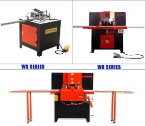 220V Electric HEPA Filter Making Machine Filter Frame 45 Degree Cutting Machine