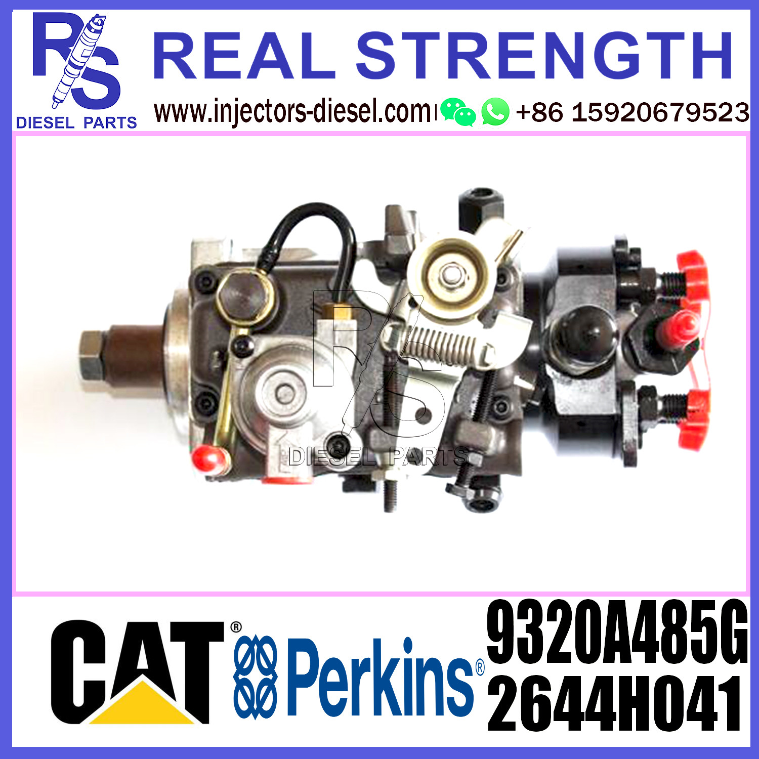 4 Cylinder DP210 Diesel Fuel Injection Pump 9320A485G 9320A480G For PERKINS 1104C-44TA 2644H041KT 2644H041