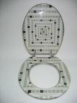 resin toilet seat cover,sanitary ware,hinge,MDF,PVC,PP,toilet,duroplastic toilet
