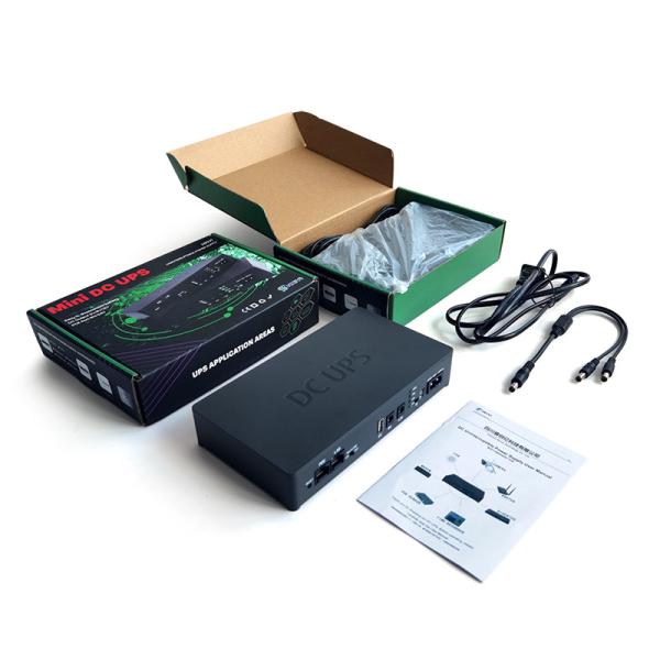 HKIVI Small Size 0.4KG UPS Internet Mini Ups For CCTV Camera Short Circuit
