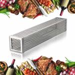 Perforated Smoking Pipe Grill Stainless Steel Square Perforated Mesh Smoking