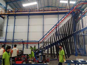 Quality 380V / 220V Vertical Powder Coating Line 8000KG For Baking Water wholesale