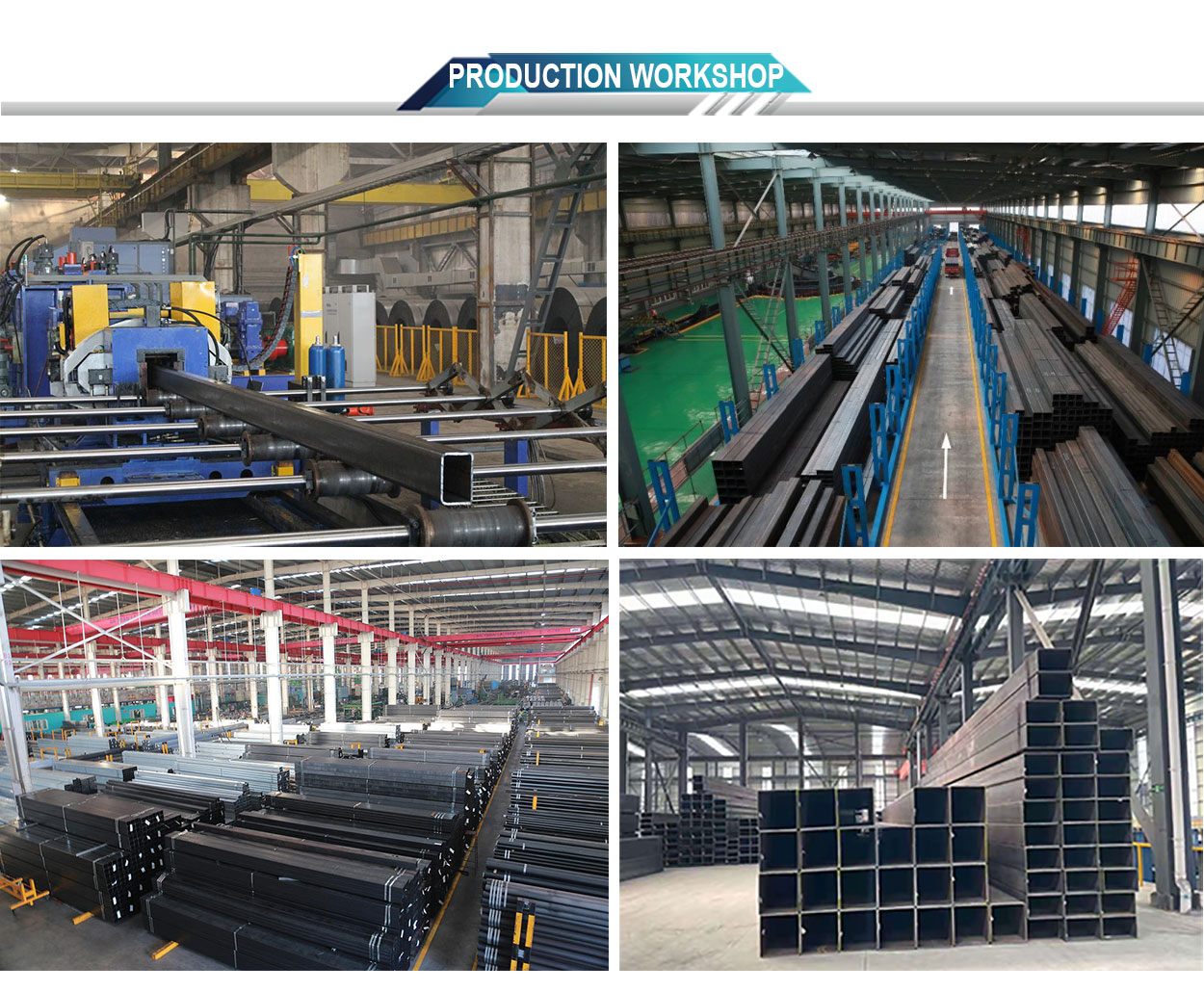 Square ERW 65x65 10 x 10 Carbon Steel Tube with Holes 80 x 80 Certified by ISO9001