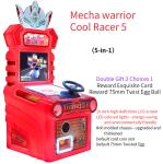 Coin Management Mech Warrior Cool Racer 5 Motorcycle Racing Arcade Game