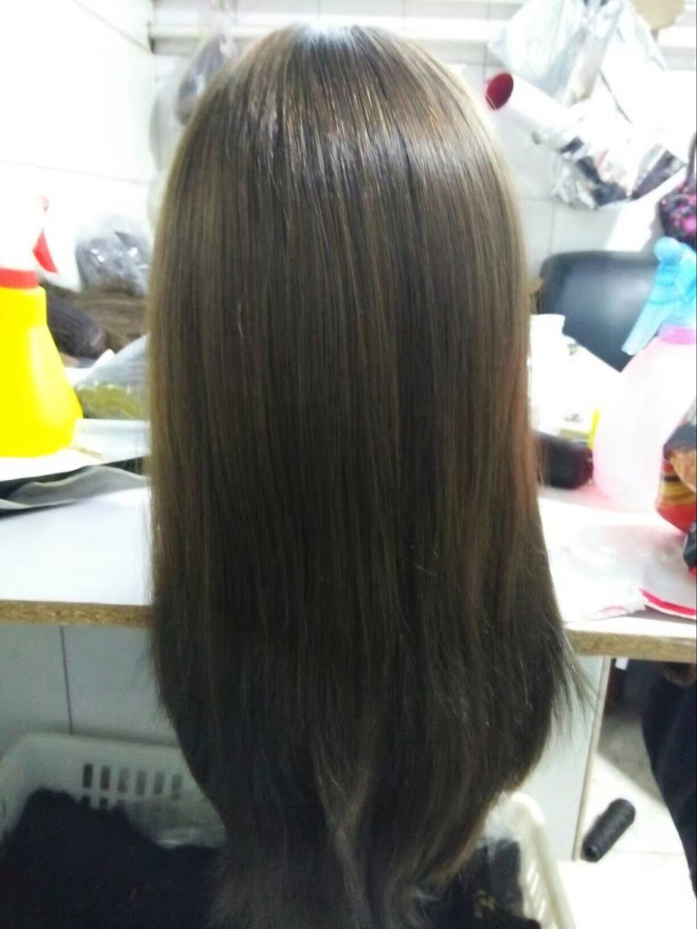 Small Layer Wig European Human Hair Wig Jewish Wig Kosher Wig, Cheap Human Wig,Natural Color Wig