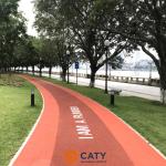 Prefabricated Rubber Track Prefabricated Outdoor Athletics Track Surface